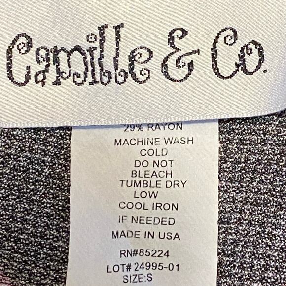 Camille & Co. Chevron Tunic with Bell Sleeves Size S - Picture 5 of 5